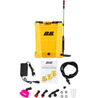 Обприскувач акумуляторний 2E AquaSpray 16LR 16л 12В 1х8А·год 4.5бар 2.9л·хв 4.9кг вольтметр