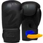 Боксерские перчатки RDX F15 Noir + Капа Matte