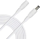 Кабель подовжувач 10м для ip-камери, роутера, медіаконвертера, безперебійника 10 метрів 12В DC12V Power Extension Cable 5.5*2.1мм тато-мама (білий)