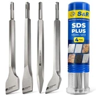 Набор зубил S&R Meister sds-plus 4 шт (114504250)