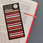 Наклейки закладки, стикеры закладки, наклейки, 5 цветов, 300 штук, пластиковые стикеры для книг. з-024