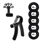 Набор кистевых эспандеров кольцо+эспандер, ножницы Power Grip Set NE-1589-WR15