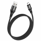 Зарядний кабель HOCO X50 Excellent MicroUSB 2.4A 1m Black