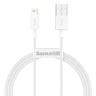 Зарядний кабель Baseus Superior Series Lightning 2.4A 2m White (CALYS-C02)