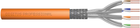 Kabel Digitus instalacyjny Cat.7 S/FTP simplex Dca-s1a d1 a1 Orange 25 m (4016032480778)