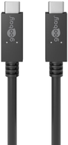 Kabel Goobay USB 3.2 Gen 2 do ładowania i synchronizacji 100 W Black 1 m (4040849492549)