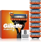 Сменные картриджи для бритья (лезвия кассеты) мужские Gillette Fusion 5 8 шт