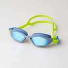 Очки для плавания Aqua Speed RAVEN MIRROR 61423 фиолетовый, салатовый Уни OFSM 5905718614233