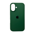 Защитный чехол-накладка Silicone Full Case AA Open Cam для Apple iPhone 16 Atrovirens (FullOpeAAi16-40)