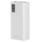 Повербанк TITANUM 728S 22.5W White 30000 мАг