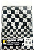 Arkusz dekoracyjny Ammo Checkered Square Die-Cut Tiles Marmur (8432074087830)