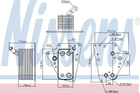 Радіатор масляний Nissens (90802)