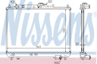 Радиатор MZ 323(89-)1.3 и 16V(+)[OE B61S-15-200A] Nissens (62409A)