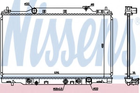 Радиатор HD STREAM(00-)2.0 и 16V[OE 19010-PNA-G01] Nissens (68104)