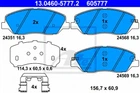 Комплект тормозных колодок ATE 13.0460-5777.2 ATE (13046057772)