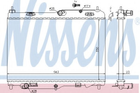 Радіатор FD B-MAX(12-)1.5 TDCi(+)[OE 1522383] Nissens (69233)