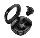 Навушники в кейсе HOCO Shadow true wireless sleep BT headset EW65 Черный