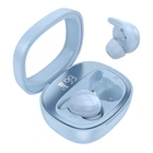 Навушники в кейсе HOCO Shadow true wireless sleep BT headset EW65 Синий