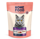 Сухой корм для кошек Home Food For British and Scottish breeds/for large breeds с индейкой и уткой