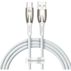 Кабель Baseus Glimmer Series Fast Charging Cable USB to Type-C 100W 1m CADH000402 White