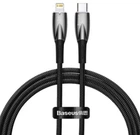 Кабель Baseus Glimmer Series Fast Charging Data Cable Type-C to iP 20W 1m Black (CADH000001)