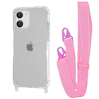 Чохол з ремінцем VVave Clear Case with Strap для Apple iPhone 11 pink