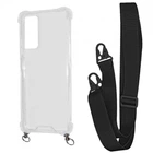 Чехол с ремешком WAVE Clear Case with Strap для Xiaomi Redmi Note 11 Pro/Redmi Note 12 Pro 4G black