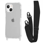 Чехол с ремешком WAVE Clear Case with Strap для Apple iPhone 15 black