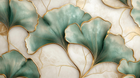 Дизайнерські вінілові фотошпалери на флізеліновій основі Golden leaves