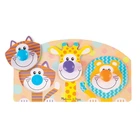 Пазл - вкладиш дерев'яний для малюків "Тварини сафарі" Melissa & Doug 3 елементи MD13439