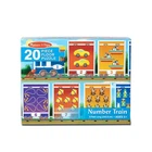 Мега - пазл гигант Melissa&Doug "Номера вагонов" 20 элементов 240 х 20 см MD31000