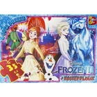 Пазлы G-Toys "Холодное сердце" 35 элементов + постер 21 х 30 см FR026
