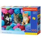Пазли Castorland "Кошенята у пряжі" 300 елементів 40 х 29 см В-030477