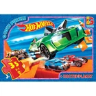 Пазлы G-Toys "Hot Wheels " 35 элементов + постер 21 х 30 см FW700