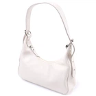 Сумка багет с регулируемым ремнем из натуральной кожи Shvigel Bag 22831 Бежевая