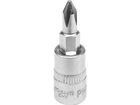 Головка торцева з битою YATO Philips 1/4" PH1 37мм (YT-04411)