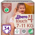 Подгузники Libero Touch Pants Размер 4 (7-11 кг) 34 шт (7322541739991)