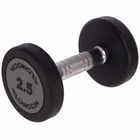 Гантель цільна професійна TECHNOGYM (1шт) Pro 2,5 кг (поліуретанове покриття, вага 2,5 кг) (LN-1254-2_5)