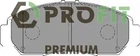 Комплект гальмівних колодок передніх Profit Chevrolet Aveo 11-, Cruze 09-, Opel Astra J 09- (5000-4262)