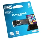 Флеш накопитель USB 8Gb Goodram UTS2, Black, USB 2.0, до 20/5 МБ/с (UTS2-0080K0R11)
