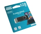 Флеш накопичувач USB 128Gb Goodram UTS2, Black/Silver, USB 2.0, до 20/5 МБ/с (UTS2-1280K0R11)