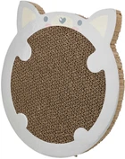 Когтеточка для кошек Trixie картон 31х2.5х32.5 cм с кошачьей мятой Светло-Серая (4011905480411)