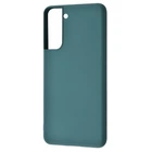 Чехол силиконовый противоударный WAVE Premium Colorful Case (TPU) для Samsung Galaxy S21 (G991B) forest green