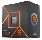 Процесор AMD (AM5) Ryzen 5 7600, Box, 6x3.8 GHz (Turbo Boost 5.1 GHz), Radeon Graphics, L3 32Mb, Zen 4, 5 nm, TDP 65W, розблокований множник, кулер Wraith Stealth (100-100001015BOX)