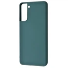 Чехол силиконовый VVave Premium Colorful Silicone Case (TPU) для Samsung Galaxy S21 Plus (G996B) forest green