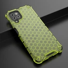 Чехол Honeycomb Case armor cover для Samsung Galaxy A22/M22/M32 4G green
