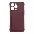 Чехол Card Armor Case Pouch Cover для Samsung Galaxy A22/M22/M32 4G Raspberry