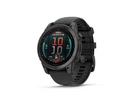 Cмарт-годинник Garmin Fenix E 47mm AMOLED Slate Gray Steel with Black Silicone Band (010-03025-03/01)