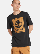 T-shirt męski bawełniany Timberland TB0A5WQQ XXL Czarny (194902956036)