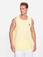 Koszulka bez rękawów męska sportowa adidas Trefoil Essentials Tank Top IA4799 2XL Żółta (4066745511832)